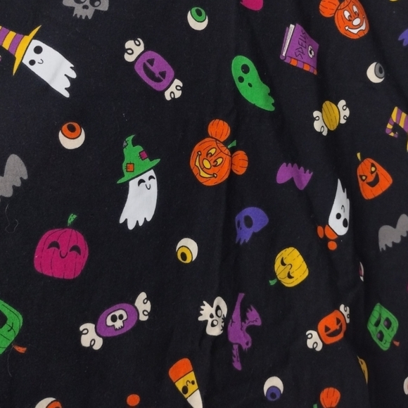 Disney Store Mickey Treats Jack-o'-Lantern All Over Print Halloween Shirt - Picture 2 of 7